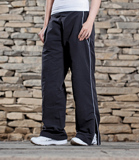 womens open hem tracksuit bottoms